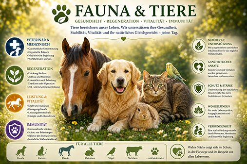 Fauna Tiere Gesundheit Regeneration Vitalität und Immunität